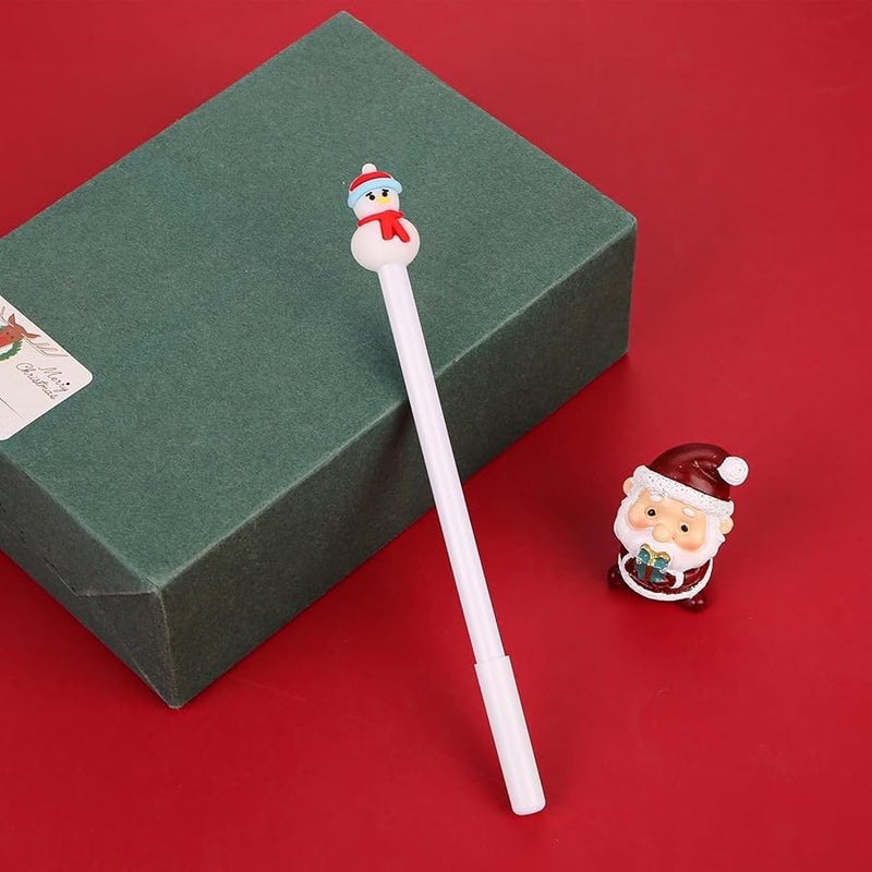 Christmas Cartoon Gel Pens 5Pcs 0 5mm Needle Tip Quick Drying Smooth Writing For School Office - Image 3